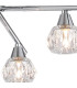 Ardice Flush Ceiling 3 Light G9 Polished Chrome/Clear Glass-6