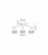 Ardice Flush Ceiling 3 Light G9 Polished Chrome/Clear Glass-7