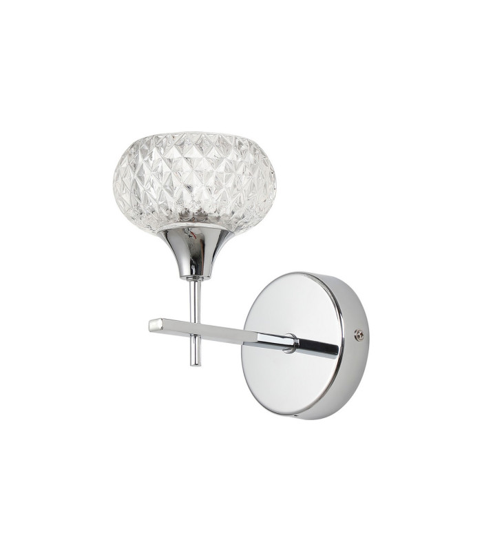 Aria Wall Light 1 Light G9 IP44 Polished Chrome/Clear Glass-3