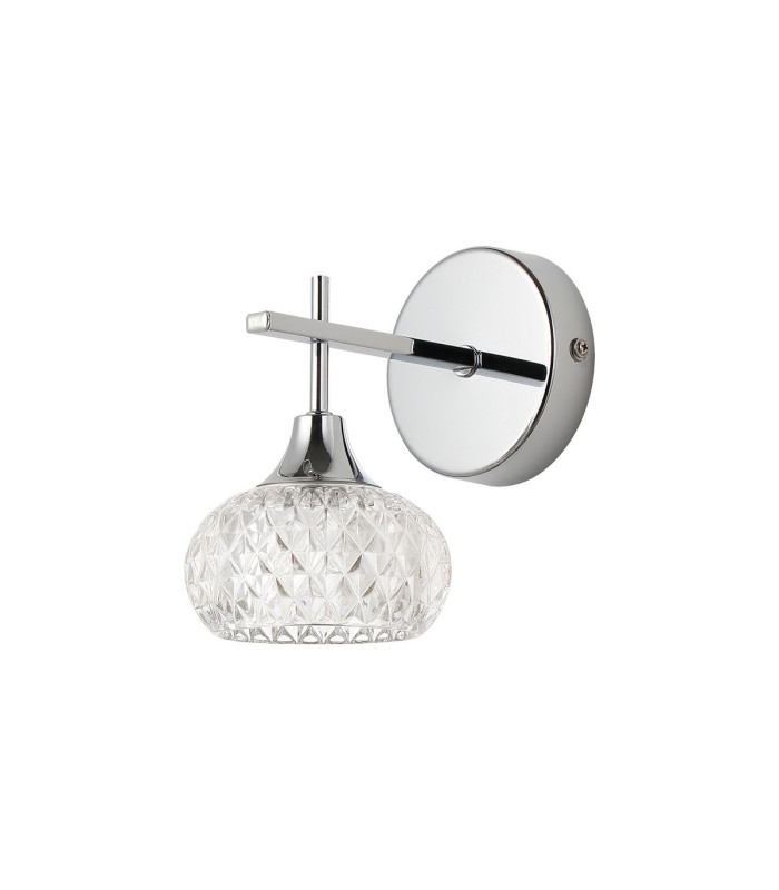 Aria Wall Light 1 Light G9 IP44 Polished Chrome/Clear Glass-5