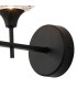 Aria Wall Light 1 Light G9 IP44 Satin Black/Clear Glass-6