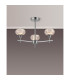 Aria Fixed Pendant 3 Light G9 IP44 Polished Chrome/Clear Glass-2