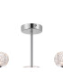 Aria Fixed Pendant 3 Light G9 IP44 Polished Chrome/Clear Glass-4