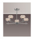 Aria Fixed Pendant 5 Light G9 IP44 Polished Chrome/Clear Glass-2