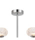 Aria Fixed Pendant 5 Light G9 IP44 Polished Chrome/Clear Glass-4