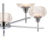 Aria Fixed Pendant 5 Light G9 IP44 Polished Chrome/Clear Glass-6