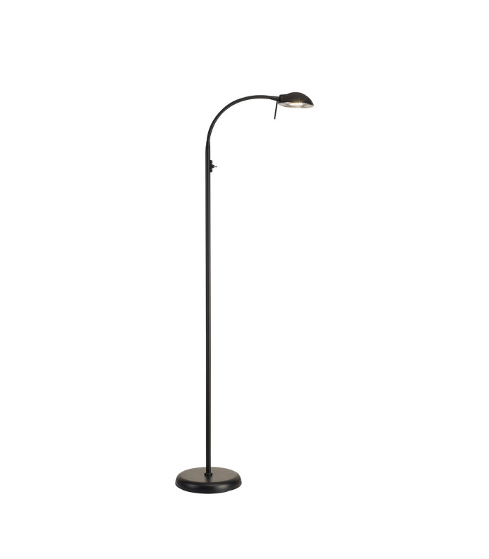 Bamberg Floor Lamp 1 Light G9 Satin Black-1
