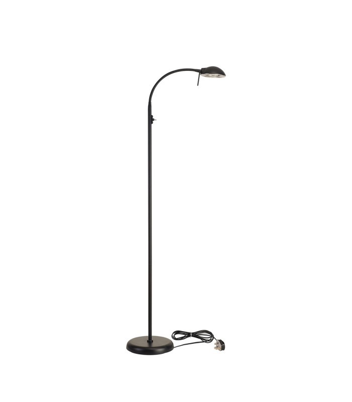 Bamberg Floor Lamp 1 Light G9 Satin Black-3