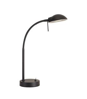 Bamberg Table Lamp 1 Light G9 Satin Black-1