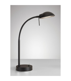 Bamberg Table Lamp 1 Light G9 Satin Black-2
