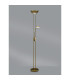 Brazier 2 Light Floor Lamp With USB 2.1 mAh Socket 20+5W LED 3000K Touch Dimmer 2300lm Aged Brass 3yrs Warranty-2
