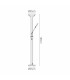 Brazier 2 Light Floor Lamp With USB 2.1 mAh Socket 20+5W LED 3000K Touch Dimmer 2300lm Aged Brass 3yrs Warranty-7