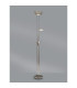 Brazier 2 Light Floor Lamp With USB 2.1 mAh Socket 20+5W LED 3000K Touch Dimmer 2300lm Polished Nickel 3yrs Warranty-2