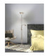 Brazier 2 Light Floor Lamp With USB 2.1 mAh Socket 20+5W LED 3000K Touch Dimmer 2300lm Polished Nickel 3yrs Warranty-3