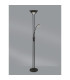 Brazier 2 Light Floor Lamp With USB 2.1 mAh Socket 20+5W LED 3000K Touch Dimmer 2300lm Satin Black 3yrs Warranty-2