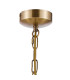Cooper Ceiling 3 Light Pendant Convertible to Semi Flush E14 Antique Brass/Opal Glass-5