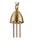 Cooper Ceiling 3 Light Pendant Convertible to Semi Flush E14 Antique Brass/Opal Glass-6