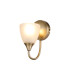 Cooper Wall Lamp 1 Light E14 Antique Brass/Opal Glass-1