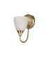 Cooper Wall Lamp 1 Light E14 Antique Brass/Opal Glass-3