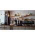 Dreifa 2.5m Spider Pendant  9 Light Black/Black Cable E27 Max 20W c/w Distribution Box & Cable Support Brackets-3
