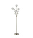 Elm Floor Lamp 4 Light G9 Antique Brass/Clear Glass-3