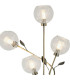 Elm Floor Lamp 4 Light G9 Antique Brass/Clear Glass-5