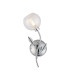 Elm Left Wall Light 1 Light G9 Polished Chrome/Clear Glass-1