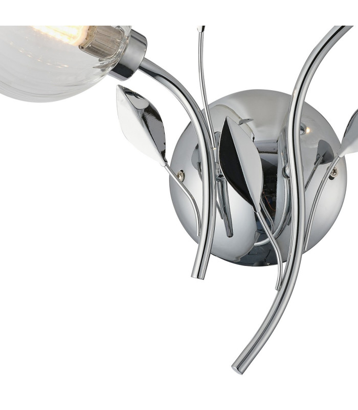 Elm Wall Light 2 Light G9 Polished Chrome/Clear Glass-5