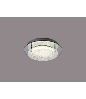Gino Flush Ceiling 280mm Round 12W 1000lm LED 4000K Polished Silver-2