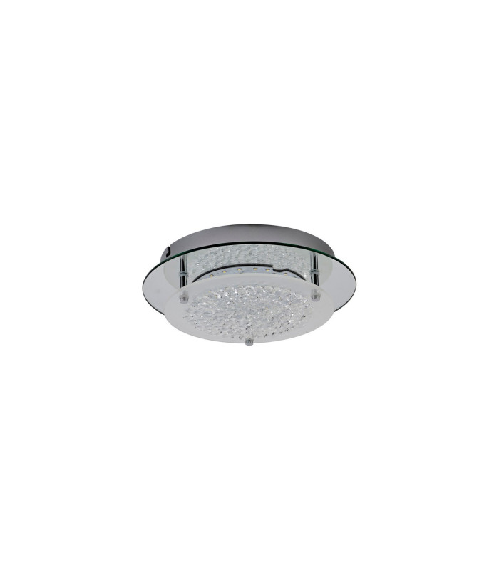 Gino Flush Ceiling 280mm Round 12W 1000lm LED 4000K Polished Silver-3