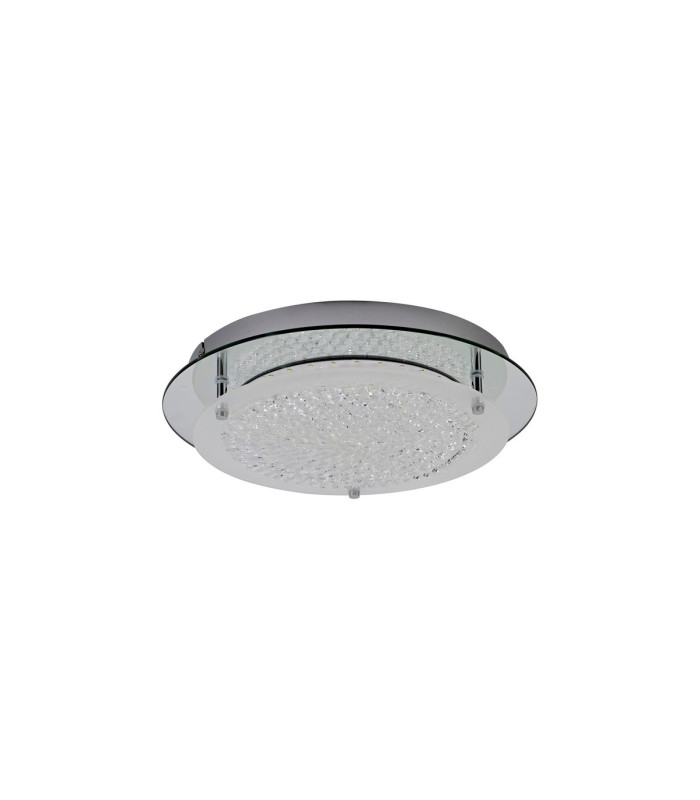 Gino Flush Ceiling 360mm Round 18W 1700 lm LED 4000K Polished Silver-3