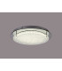 Gino Flush Ceiling 450mm Round 24W 2200lm LED 4000K Polished Silver-2