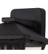 Luqi Downward Wall Lamp 1 x E27 IP44 Black/Clear Glass 2yrs Warranty-4