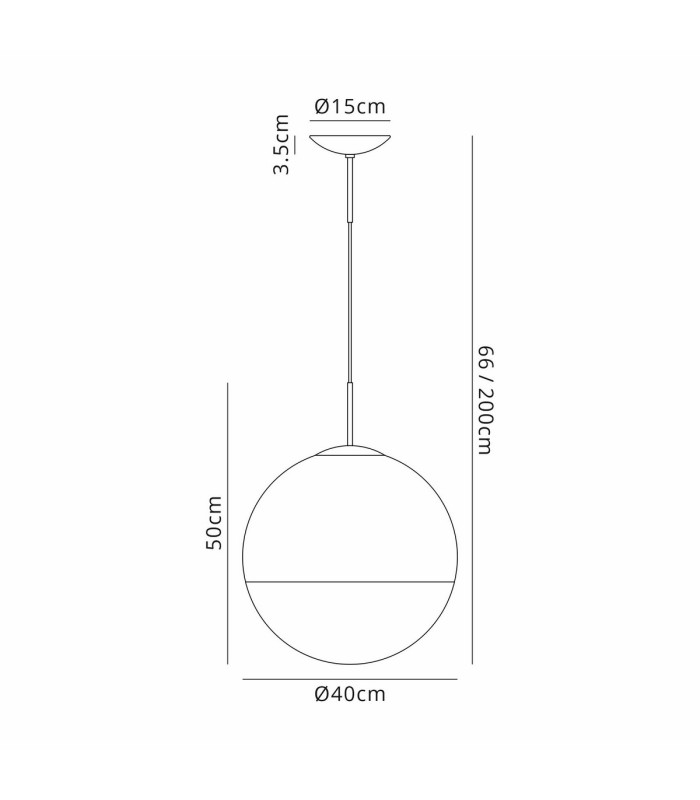 Miranda 40cm Ball Pendant 1 Light E27 Copper Suspension With Copper Mirrored/Clear Glass Globe-7