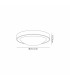Porter IP44 1 Light E27 25cm Flush Ceiling Light Satin Black With Opal White Glass-7