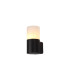 Prado Wall Lamp 1 x E27 IP44 Black/Opal 2yrs Warranty-1