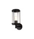 Reva Upward Wall Lamp 1 x E27 IP44 Black/Clear PC 2yrs Warranty-1
