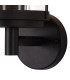 Reva Upward Wall Lamp 1 x E27 IP44 Black/Clear PC 2yrs Warranty-4