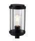 Reva Short Post 1 x E27 IP44 Black/Clear PC 2yrs Warranty-5