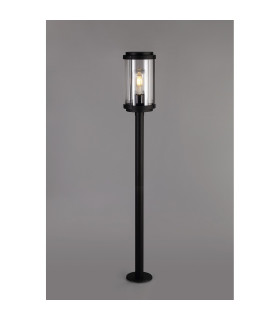 Reva Tall Post 1 x E27 IP44 Black/Clear PC 2yrs Warranty-2