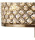 Sasha 2 Light E14 Table Lamp Antique Brass With Crystal Glass And Opal Glass Diffuser-5