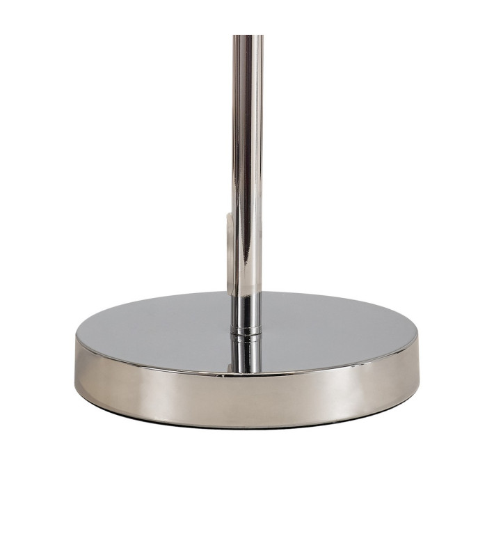 Sasha 2 Light E14 Table Lamp Polished Chrome With Crystal Glass And Opal Glass Diffuser-4
