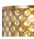 Sasha 2 Light E14 Wall Light Antique Brass With Crystal Glass-6