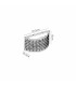 Sasha 2 Light E14 Wall Light Antique Brass With Crystal Glass-7
