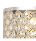 Sasha 2 Light E14 Wall Light Polished Chrome With Crystal Glass-6