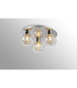 Talia Flush Ceiling Round 3 Light G9 Polished Chrome/Silver/Clear Glass-2