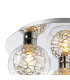 Talia Flush Ceiling Round 3 Light G9 Polished Chrome/Silver/Clear Glass-4