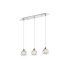Talia Pendant Linear 3 Light G9 Polished Chrome/Silver/Clear Glass-1