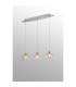Talia Pendant Linear 3 Light G9 Polished Chrome/Silver/Clear Glass-2