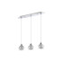 Talia Pendant Linear 3 Light G9 Polished Chrome/Silver/Clear Glass-3
